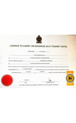 Licence To Operate Our Tourist Hotel